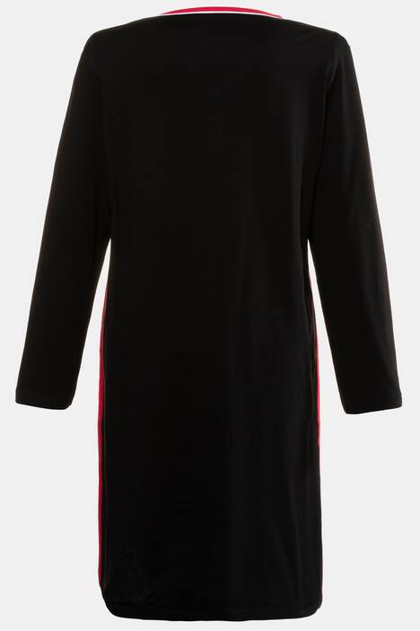 Bigshirts, 2er-Pack, Blättermuster/uni
