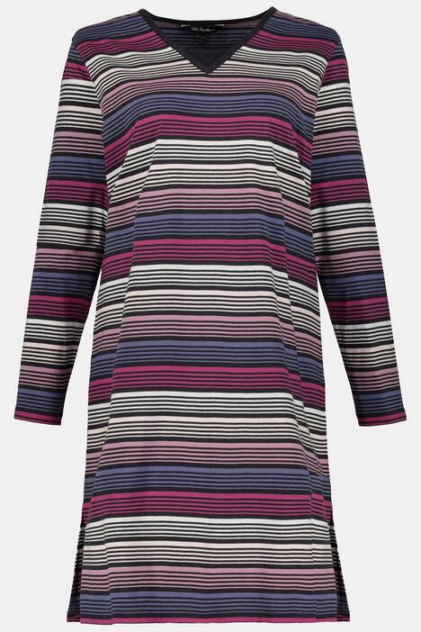 Bigshirts, 2er-Pack, Ringel / uni