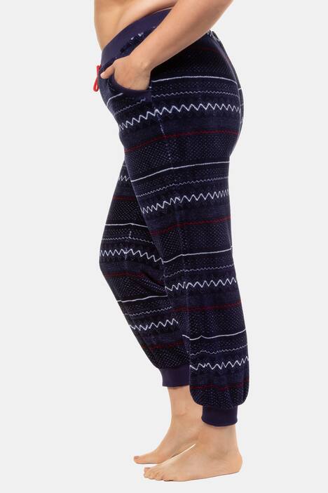 Homewear-Hose, gemustert, kuschelweich