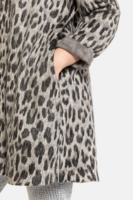 Jerseyjacke, Leo-Design, kuschelweich, selection