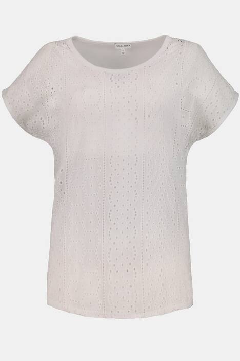 T-Shirt, oversized, vorne Spitze, Saumtunnel