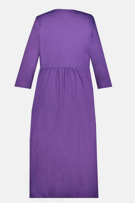 Kleid, Jersey, Prinzess-Form, 3/4-Ärmel