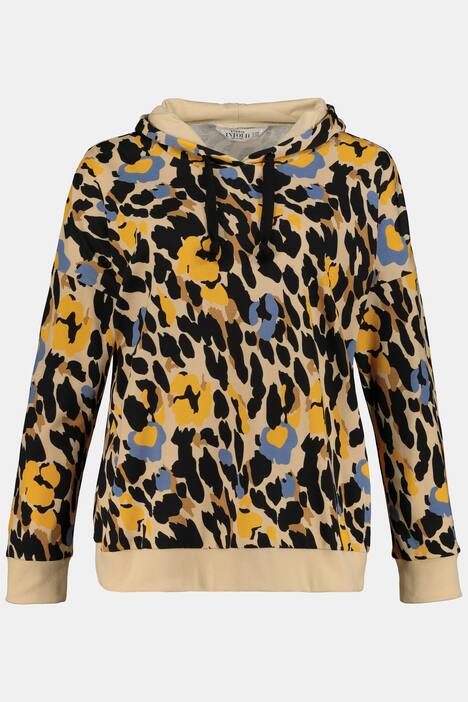 Hoodie, Color-Leo, oversized, Langarm