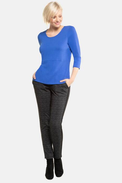 Joggingpants, Glencheck, Galonstreifen