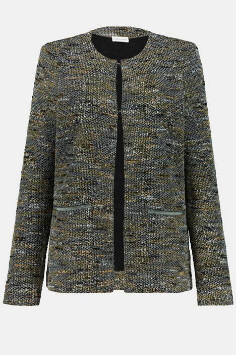 Jacke, multicolor, Hakenverschluss, Jacquard-Qualität