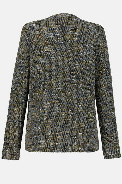 Jacke, multicolor, Hakenverschluss, Jacquard-Qualität