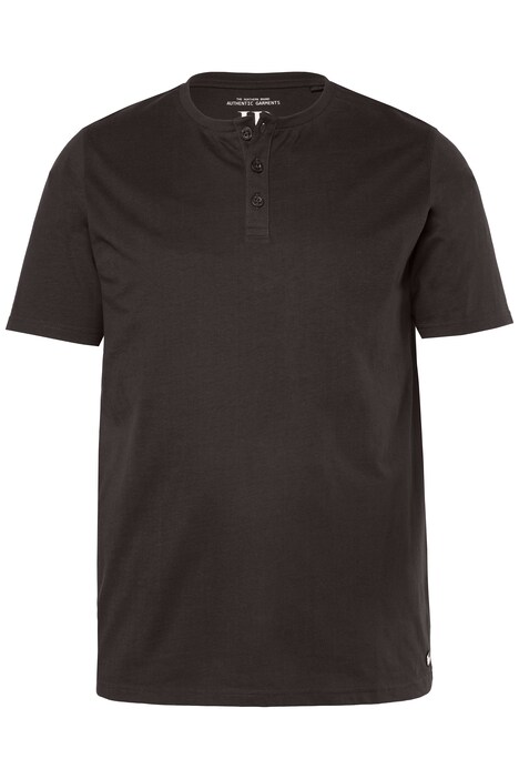Henley tričko, kolekce Basic, knoflíková léga, krátké rukávy