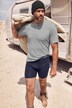 JP1880 Henley, Basic, Knopfleiste, Halbarm, bis 7 XL