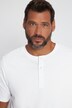 JP1880 Henley, Basic, Knopfleiste, Halbarm, bis 7 XL