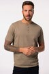 JP1880 Henley, Basic, Knopfleiste, Halbarm, bis 7 XL