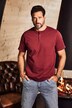 JP1880 Henley, Basic, Knopfleiste, Halbarm, bis 7 XL