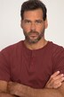 JP1880 Henley, Basic, Knopfleiste, Halbarm, bis 7 XL
