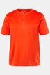 T-shirt Henley, collection Basic. Manches courtes et patte de boutonnage