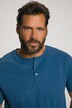 JP1880 Henley, Basic, Knopfleiste, Halbarm, bis 7 XL