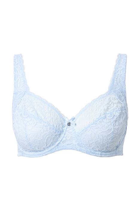 Podprsenka s kosticemi, květovaná krajka, plná krajka, košíčky C-E