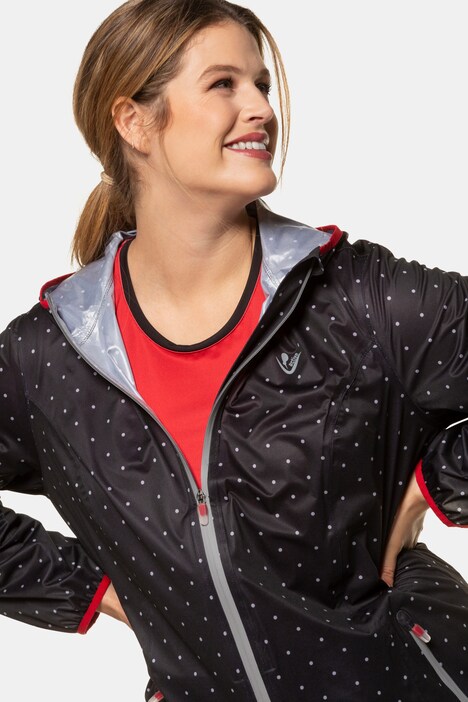 Regenjacke, gemustert, gratis Aufbewahrungsbeutel
