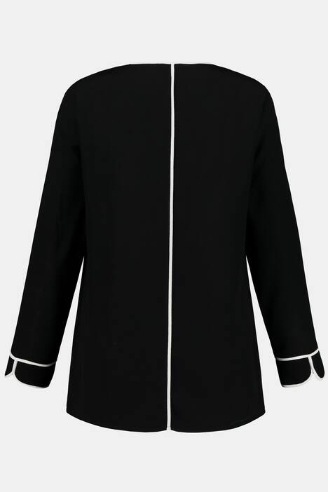 Blusenjacke, Zierpaspeln, Krepp