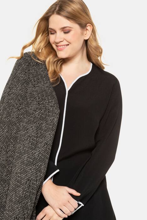 Blusenjacke, Zierpaspeln, Krepp
