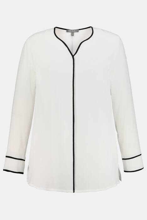 Blusenjacke, Zierpaspeln, Krepp