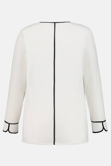 Blusenjacke, Zierpaspeln, Krepp
