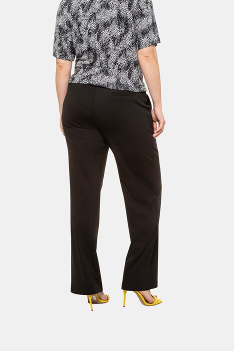 Heavyweight Straight Leg Stretch Knit Pants