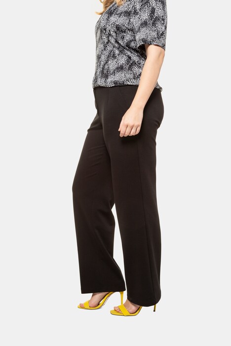 Heavyweight Straight Leg Stretch Knit Pants