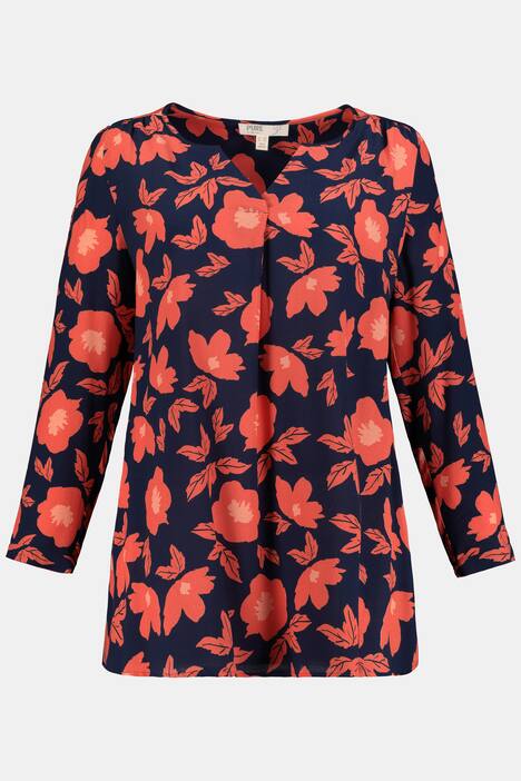 Floral Long Sleeve Viscose Blouse