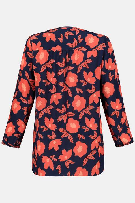 Floral Long Sleeve Viscose Blouse