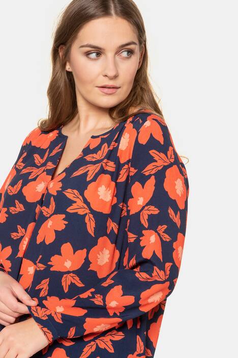 Floral Long Sleeve Viscose Blouse