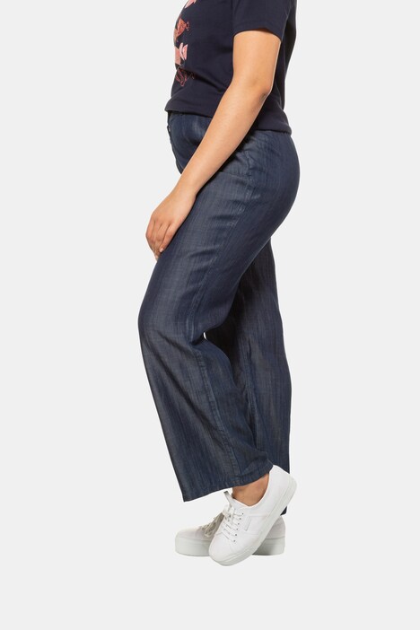 Soft Straight Leg Mary Fit Natural Lyocell Pants