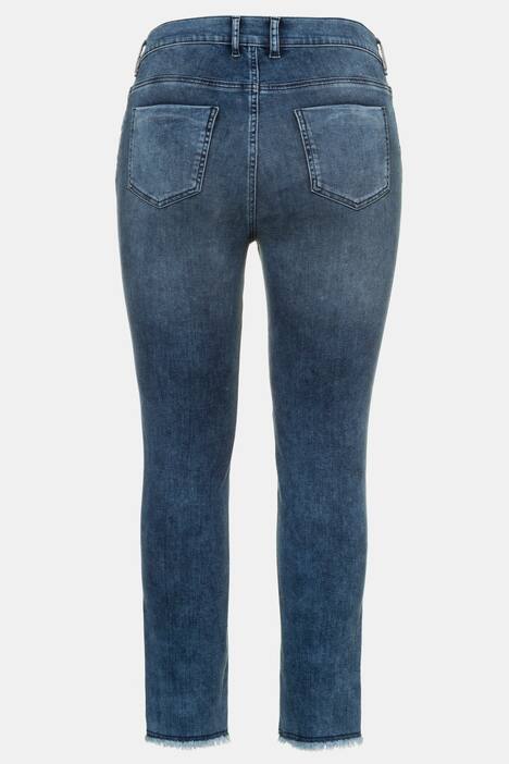 Jeans Sarah, Fransensaum, schmale 5-Pocket-Form