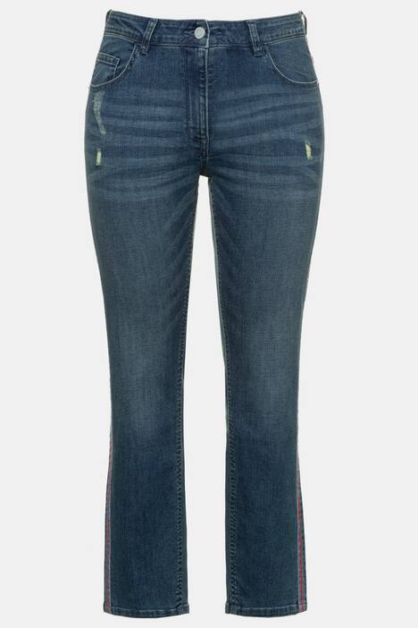 Jeans Sammy, Galonstreifen, Destroy-Effekte, schmal