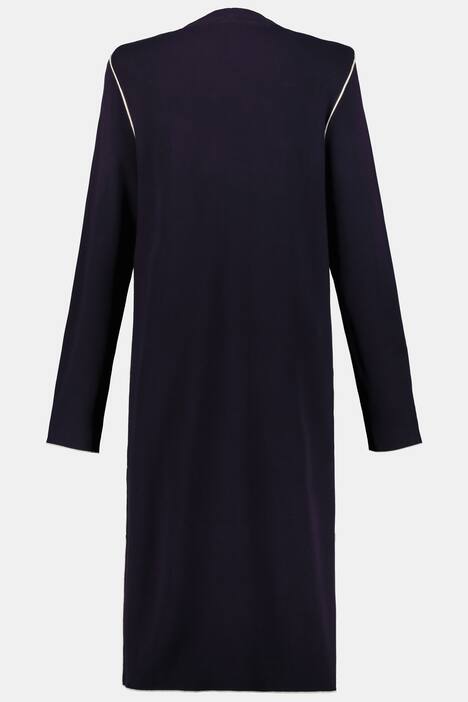 Open Front Double Face Long Knit Jacket