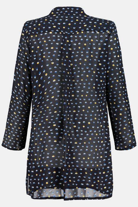 Longbluse, Tupfen-Design, Trompetenärmel, selection