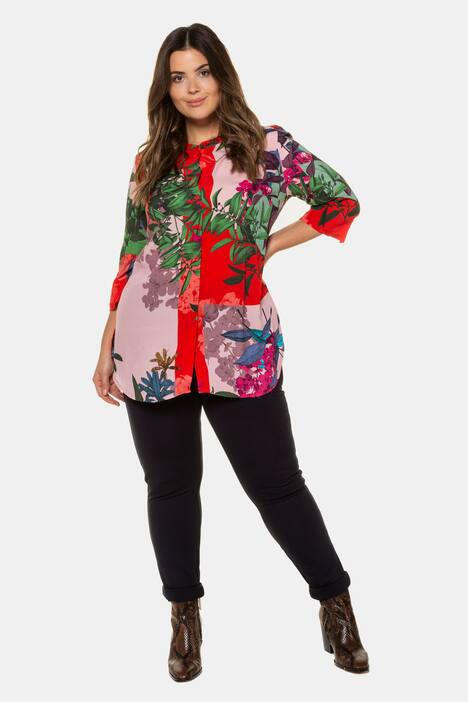 Bluse, Floral-Design, Unikat-Look, selection