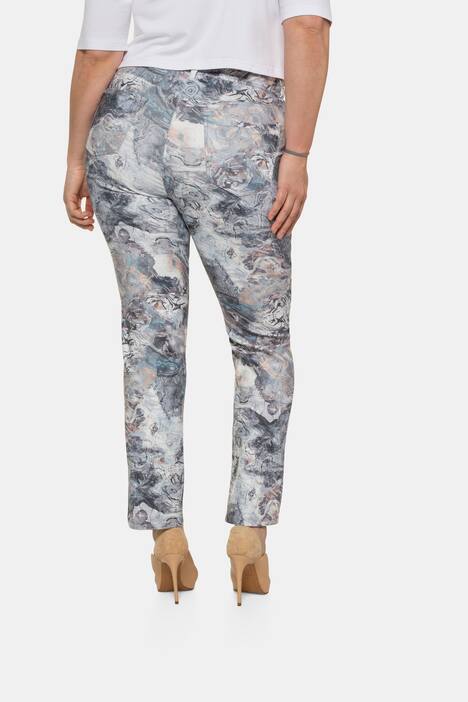 Hose Mandy, Marmor-Design, weites Bein, selection