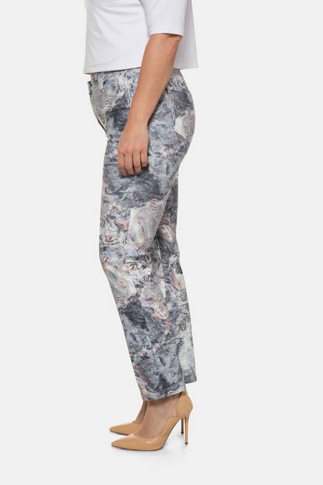 Hose Mandy, Marmor-Design, weites Bein, selection