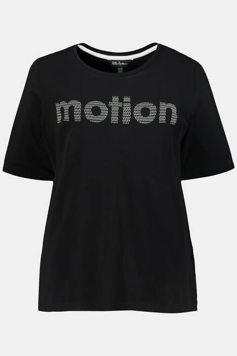 MOTION Round Neck Short Sleeve Stretch Tee