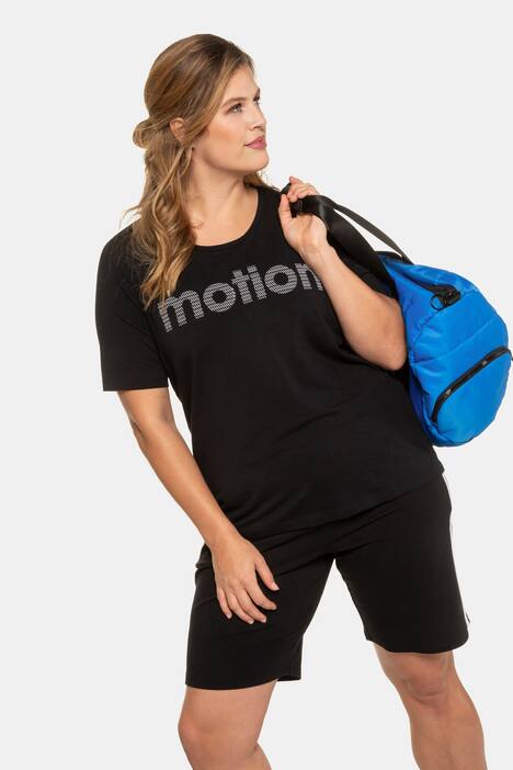 MOTION Round Neck Short Sleeve Stretch Tee