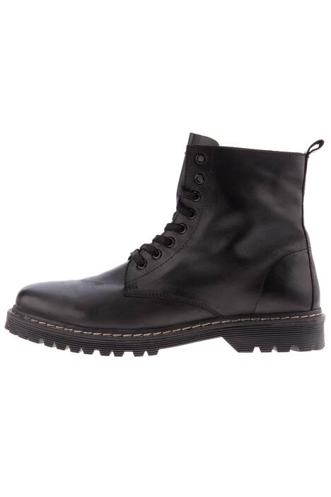 boots, real leather, lace-ups, striking outsole