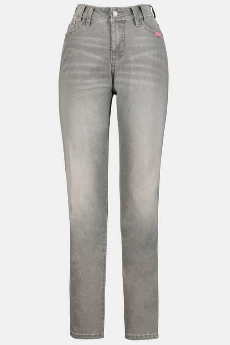 Jeans Tina, Stick-Galonstreifen, gerade 5-Pocket-Form