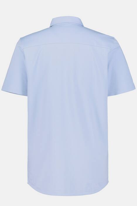 Hemd, Halbarm, Jersey, Kentkragen, Modern Basic Fit