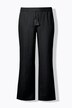 Pantalon en lin Mary. Taille élastique. Jambe droite et large