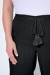 Pantalon en lin Mary. Taille élastique. Jambe droite et large