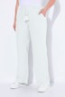 Pantalon en lin Mary. Taille élastique. Jambe droite et large