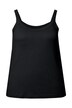 Top se špagetovými ramínky, kulatý výstřih, modalová směs, bez rukávů