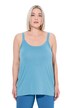 Top se špagetovými ramínky, kulatý výstřih, modalová směs, bez rukávů