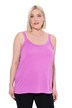 Top se špagetovými ramínky, kulatý výstřih, modalová směs, bez rukávů