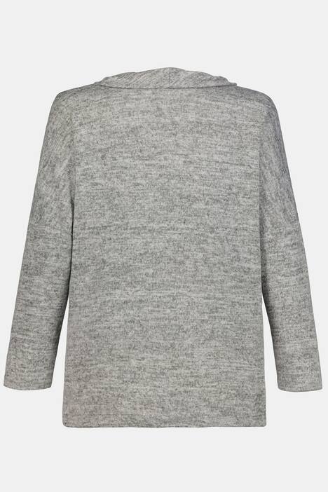 Sweatshirt, große Blüte, Langarm