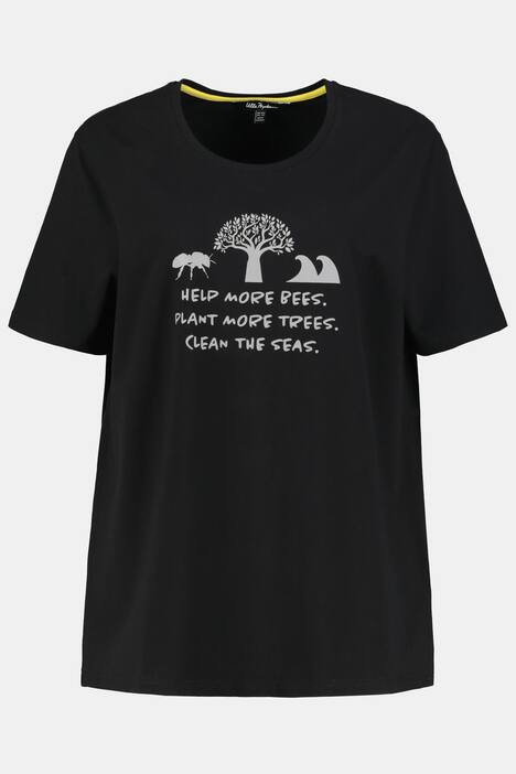 T-shirt, tekstmotief, relaxed, biologisch katoen